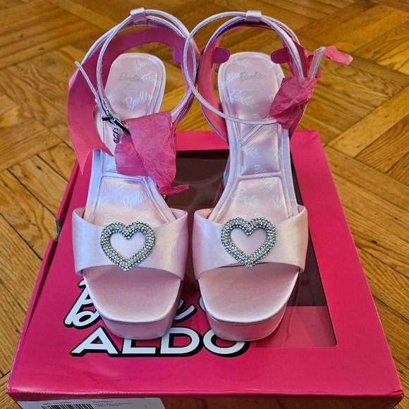 Aldo x Barbie Pink Platform Sold Out Limited Edition Shoes NWT - Picture 1 of 9